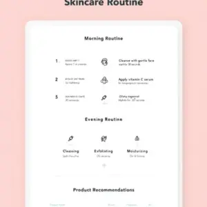 Personalized Skincare Routine PDF